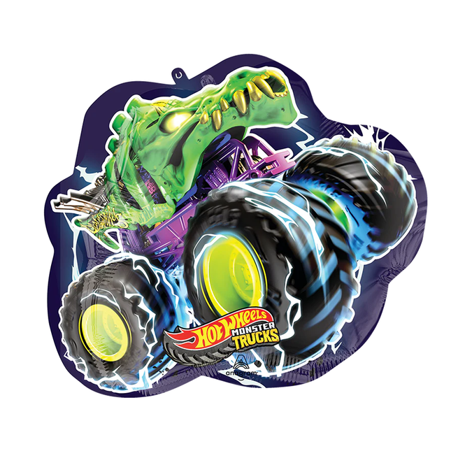 Hot Wheels Monster Trucks SuperShape Foil Balloon 23"