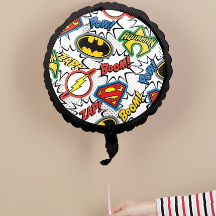 Superhero Justice League Round Foil Balloon 18″