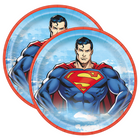 Superman Round Dinner Plates 9