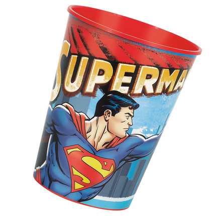 Superman 16oz Plastic Stadium Cup, 1ct