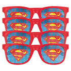 Superman Pinhole Novelty Glasses 4ct