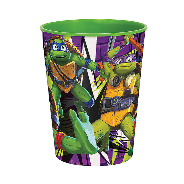 TMNT Mutant Mayhem 16oz Plastic Stadium Cup, 1ct