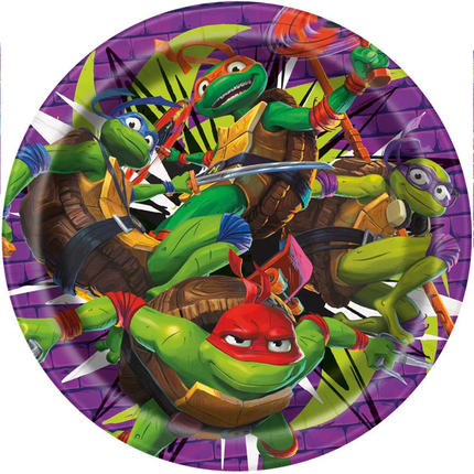 Teenage Mutant Ninja Turtles Paper Plates – 9 Inch – 8 Ct - product detail included in the set