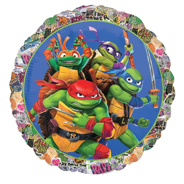 Teenage Mutant Ninja Turtles Round Foil Balloon 18"