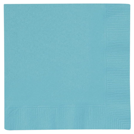 Terrific Teal Solid Luncheon Paper Napkins, 20ct