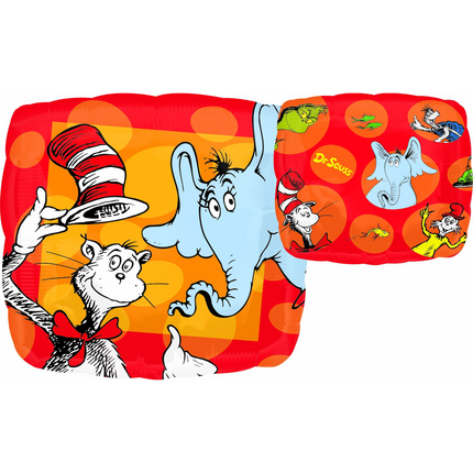 The Cat in the Hat Foil Balloon 18 Inches, 1ct