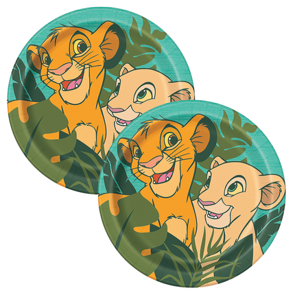 Lion King set component: The Lion King Party Paper Dinner Plates - 8 Ct