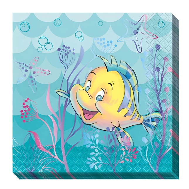 Disney’s The Little Mermaid™ Flounder Luncheon Napkins