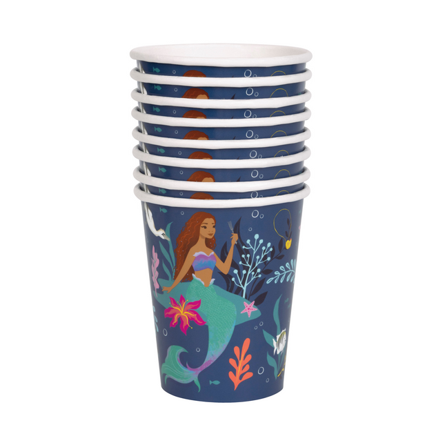 The Little Mermaid Paper Cups - 9 oz (8ct)