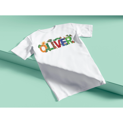 The Very Hungry Caterpillar Custom Name PNG - Digital Download