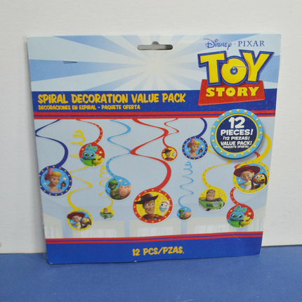 Toy Story 4 Spiral Hanging Decorations 12 ct