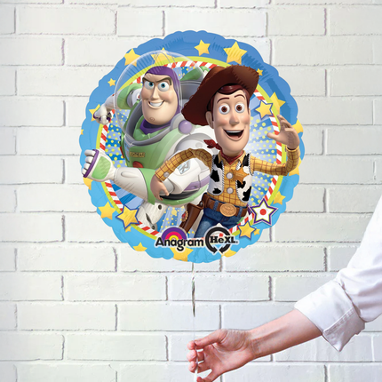 Toy Story Woody & Buzz Round Foil Balloon 18″