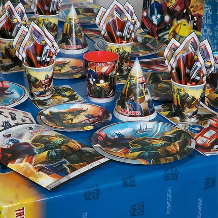 Transformers Optimus Prime & Bumblebee Plastic Tablecloth