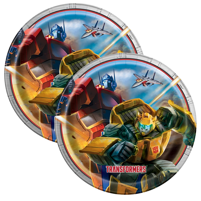 Transformers™ Paper Plates – 9", 8 Count