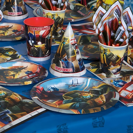 Transformers™ Paper Plates – 9", 8 Count