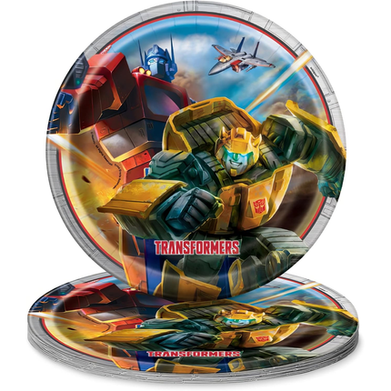 Transformers™ Paper Plates – 9", 8 Count