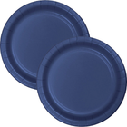 True Navy Blue Solid Round 9