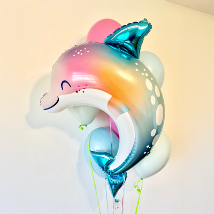 Under the Sea Dolphin SuperShape™ Foil Balloon 33"