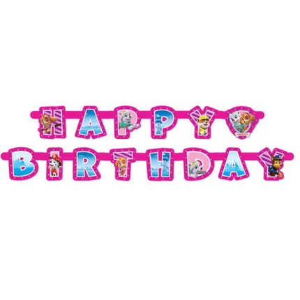 Paw Patrol Skye Girl Jointed Happy Birthday Banner, 6.5 ft