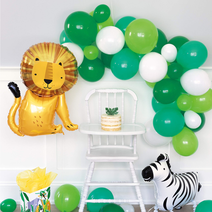 Walking Pet Zebra Foil Balloon 30″