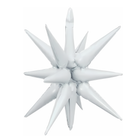 White Explosion Star Foil Balloon 22