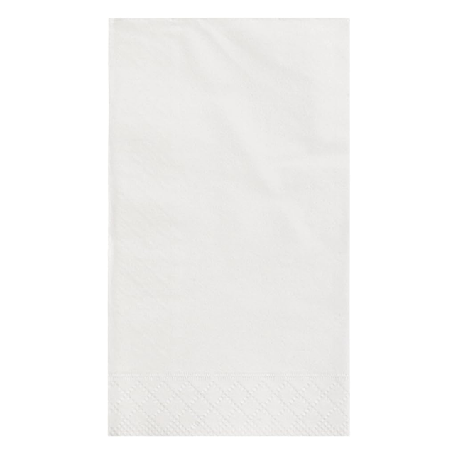 White Solid Guest Towels, 20ct