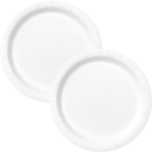 White Solid Round 9