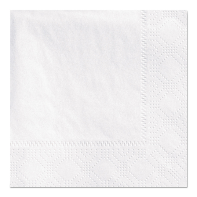 White Solid Luncheon Napkins, 20ct