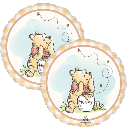 Winnie the Pooh Foil Balloon Round Foil Balloon 18"