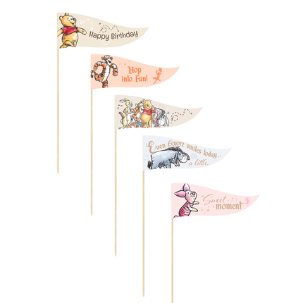 Winnie the Pooh Pennant Toppers 10 ct