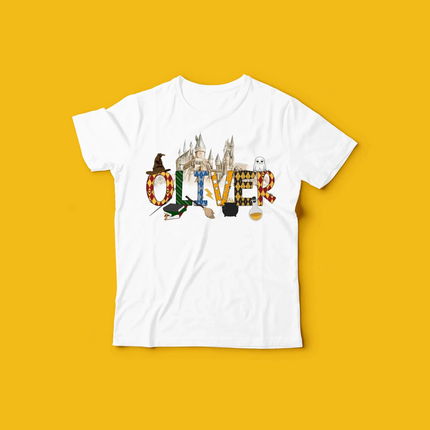 Harry Potter T shirt Wizard Magic Doodle Alphabet Letters, Numbers PNG Bundle Instant Download