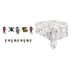 Ahoy Pirate Banner and Tablecloth Decoration Set - set overview