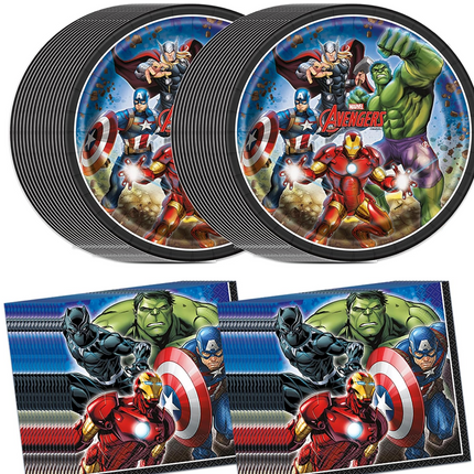 Avengers Plates and Napkins