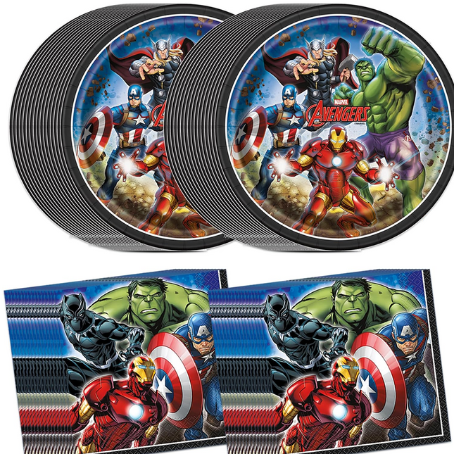 Avengers Plates and Napkins