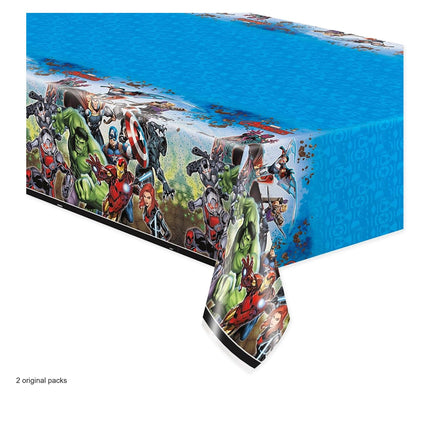 Avengers Party Tablecloths, 2 Pack Bundle - original package contents