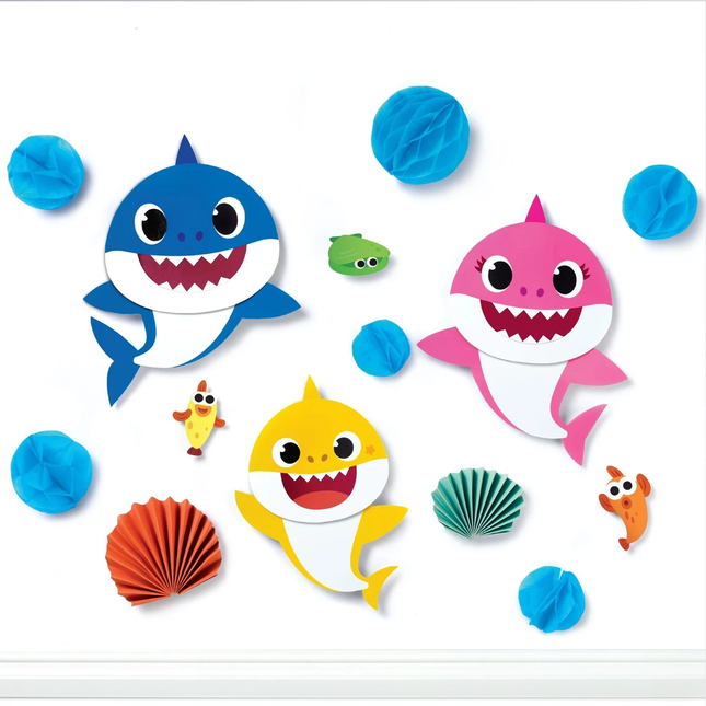 Baby Shark™ Decorating Kit – 14 Pieces
