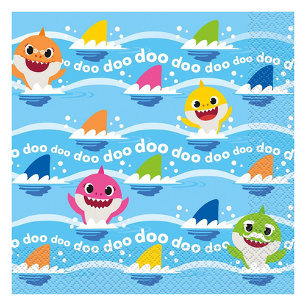 Baby Shark Lunch Napkins 16 ct
