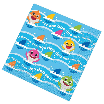Baby Shark Lunch Napkins 16 ct