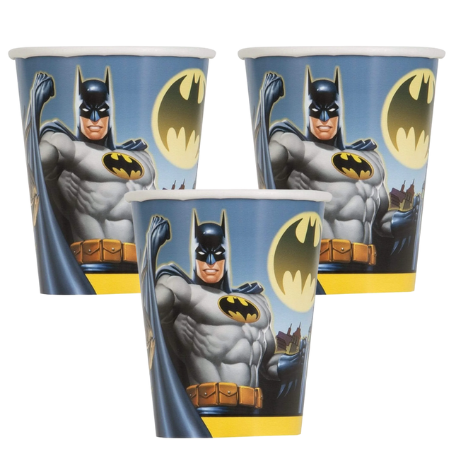 Batman Birthday Paper Cups 9 oz. 8 Ct 
