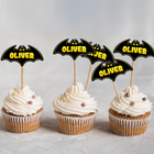 SuperHero Batman Birthday Custom Cupcake Toppers 10 ct