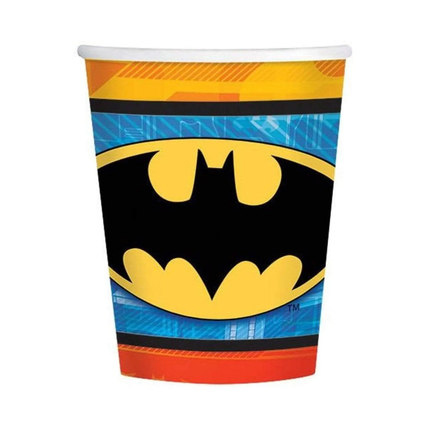 Batman Birthday Paper Cups 9 oz. 8 Ct