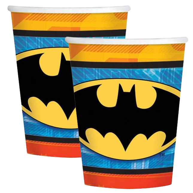 Batman Birthday Paper Cups 9 oz. 8 Ct