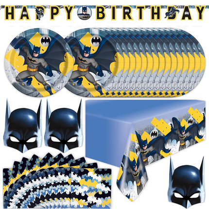 Batman Birthday Party Supplies and Decorations Set