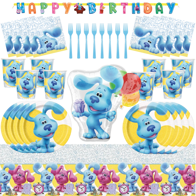 Blue's Clues Birthday Party Supplies Set for 16 Guests