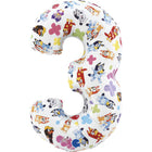 Bluey Number 3 Foil Balloon 26