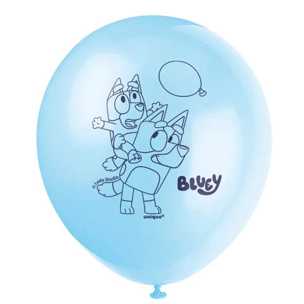 Bluey Latex Balloons 12 inc 8 ct