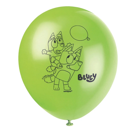Bluey Latex Balloons 12 inc 8 ct