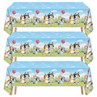 Bluey Rectangular Plastic Table Covers - Pack of 3