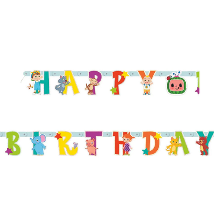 CoComelon Happy Birthday Banner
