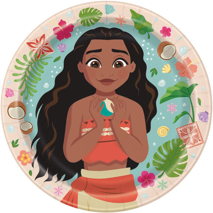 Disney Moana Round 9" Dinner Plates 8ct